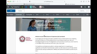 Logging into Pebblepad and sharing your record of experience/record of competence