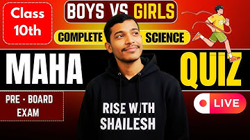 Class 10 Science Complete Revision 2026 🔥 | Pre-Board Maha Quiz | CBSE Board Full Syllabus