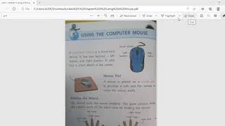 Class 1 chapter 5 using the Mouse