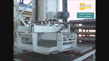 Concrete Block Machine  Pick-Up Robot