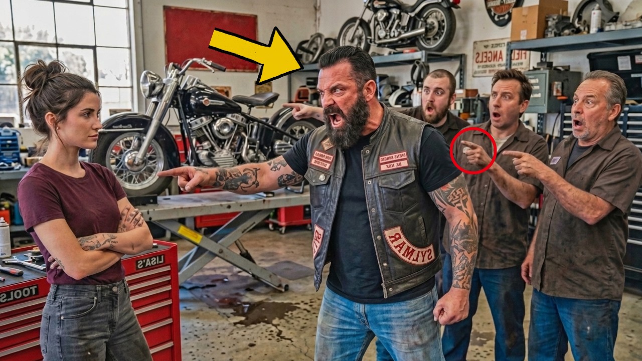 Ein Motor stirbt nicht leise. Er stirbt mit einem Kreischen aus Metall, das durch die gesamte Werkstatt hallt, und die Stille danach wiegt schwerer als jede Drohung. Als der Anführer der Eisernen...