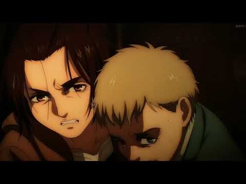 進撃の巨人　4期　第８話　(６７話)      ファルコ　ガビ　ジャン　シーン  #進撃の巨人 #shingeki #ファルコ #エレンイェーガー #ガビ #サシャ #コニー #ジャン