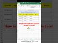 Quick ROA Calculation In Excel Find Return On Assets Fast Excel Excelshorts