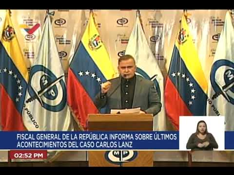 Fiscal Tarek William Saab sobre caso Carlos Lanz, 16 septiembre 2022