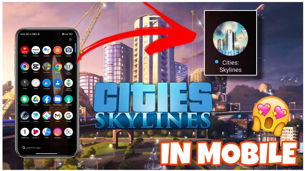 CITIES SKYLINES IN MOBILE 😮 - YouTube