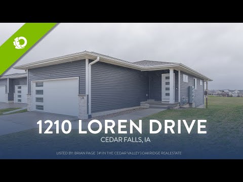 1210 Loren Drive, Cedar Falls, IA home video tour