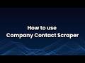 How to Use Company Contact Scraper | Extract Business Contacts in Bulk 🚀
