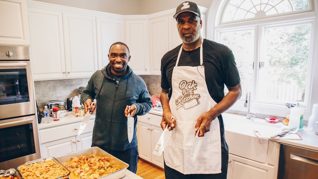 Inside the Kitchen with Former NY Knick Charles Oakley (THANKSGIVING Prep)  | Random Fandom - YouTube