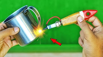 How To Make An Super Powerful DIY Welding Machine From Spark Plug! // Invention Crafts