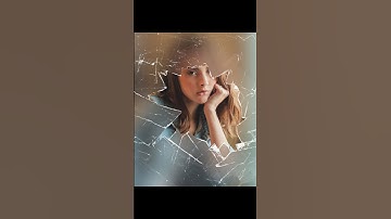 Create  Broken Mirror Effect in photoshop | Broken Glass Effect In Photoshop | Broken Mirror Effect