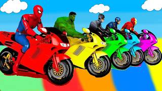 الرجل العنكبوت انقاذ باتمان Spider-Man Rescue batman vs iron man vs venom funny Game GTA 5 superhero