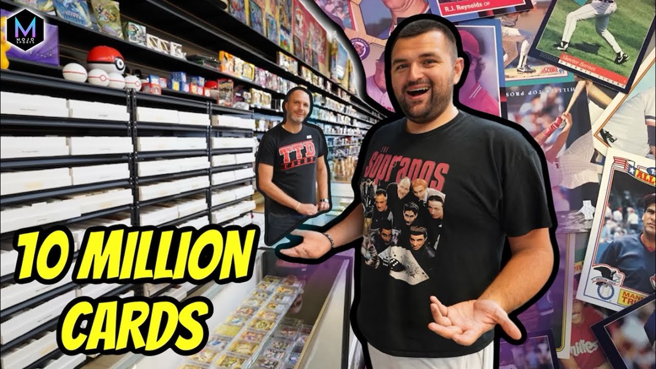 LARGEST Sports Card Shop In AMERICA 10 MILLION Cards 🔥 🤯 YouTube