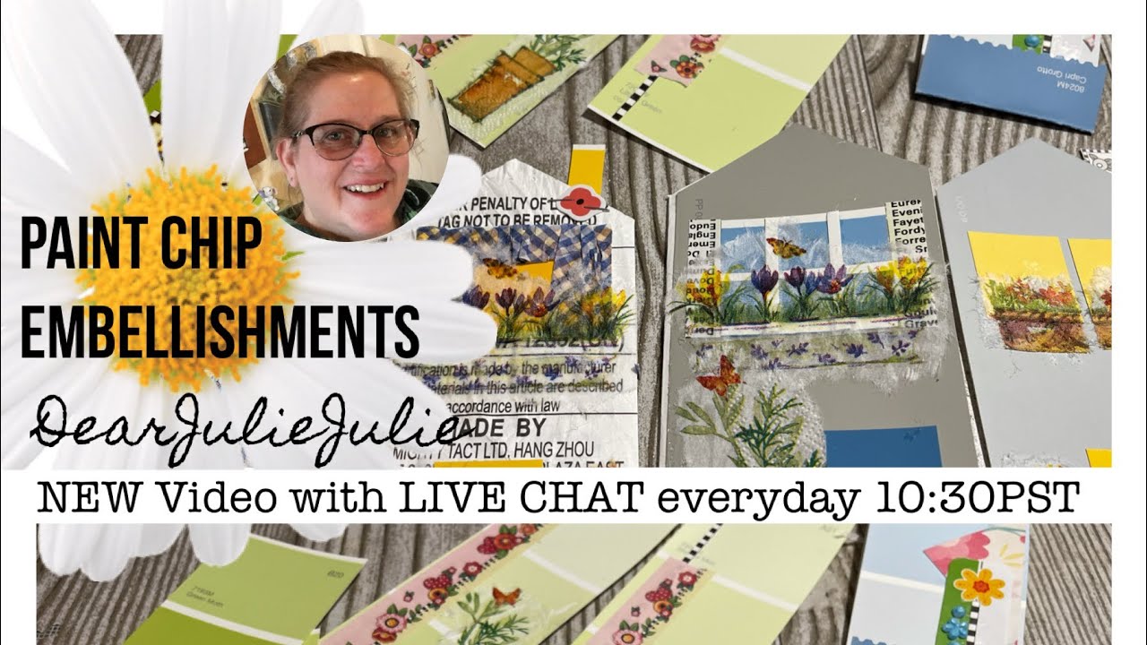 Paint chip embellishments