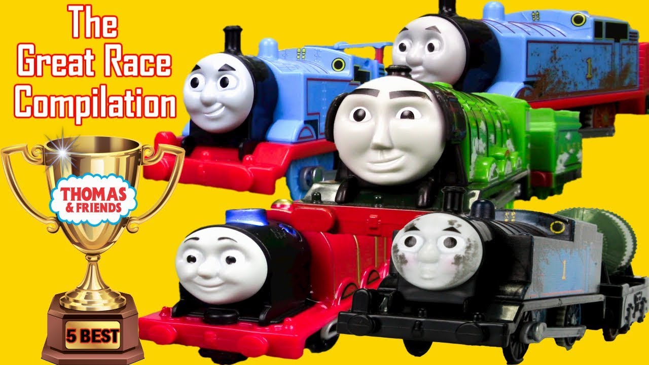 THOMAS AND FRIENDS THE GREAT RACE TRACKMASTER COMPILATION | THOMAS ...