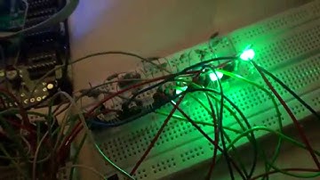 RGB LED volume meter PWM AtMega8 KA2281 controlled by IR remote