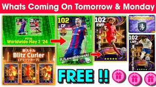 What Is Coming On Tomorrow & Next Monday In eFootball 2024 Mobile !! Blitz Curler & Upcoming Potw 🤩🔔