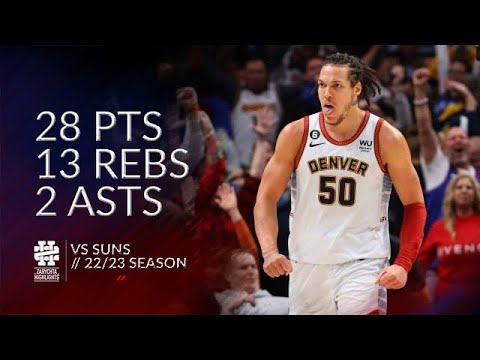 Aaron Gordon 28 pts 13 rebs 2 asts vs Suns 22/23 season