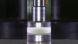 Mochi vs hydraulic press 🍡 #PressMaster #Satisfying #Shorts