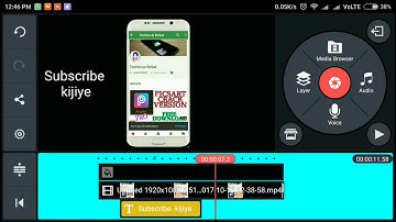 How to make subscribe bell intro like technical guruji with android  step by step 【Hindi】