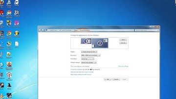 Windows 7 Multiple Monitor Setup