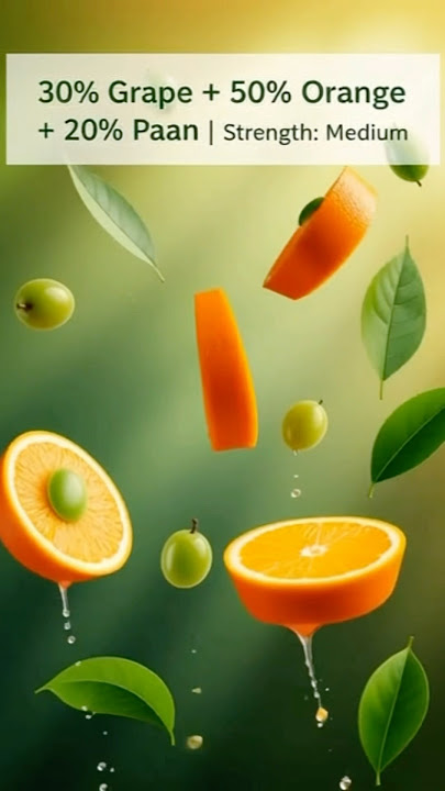 Grape   Orange   Lemon Hookah Mix | Perfect Citrus Fusion | Medium to Hard Blend 🍇🍊🍋