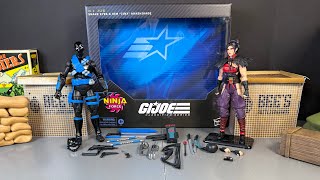 GIJoe Classified Ninja Force Snake Eyes and Jinx Target Exclusive