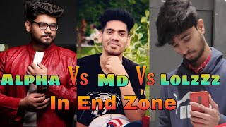 Alpha Clasher Vs MDisCrazY Vs 【Bi】LoLzZz Gaming In End Zone Of Miramar | Highlight Shaktimaan Gaming