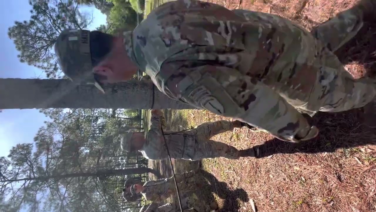 One-rope Bridge Training w/ 6th Ranger Training Battalion