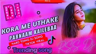 Hard toing dj song | tiktok virel | trending song | Kora me uthake  parnaam kailebaa Dj song.