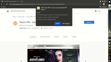 Touch VPN extension: google chrome:linux mint