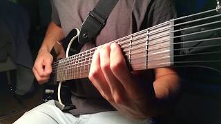 Meshuggah - Born In Dissonance (Instrumental Guitar Cover/Playtrough)