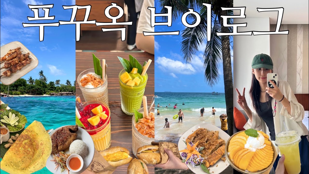 🇻🇳푸꾸옥 여행vlogㅣ4박6일 중부•남부•북부 총정리｜호텔, 맛집, 투어 꿀팁ㅣ씨쉘리조트, 킹콩마트 쇼핑, 빈펄사파리, 메오키친ㅣ푸꾸옥 맛집, 마사지, 야시장
