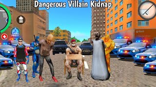 Rope Hero Vice Town Dangerous Villain Kidnap by Granny & Grandpa | Rope Hero Gta V | screenshot 5