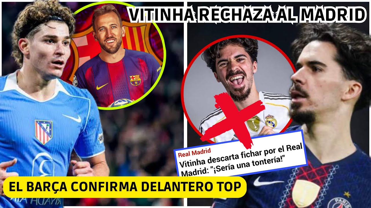 💥 EL BARÇA CONFIRMA FICHAJE DE DELANTERO TOP - VITINHA RECHAZA al MADRID y QUEDAN HUMILLADOS