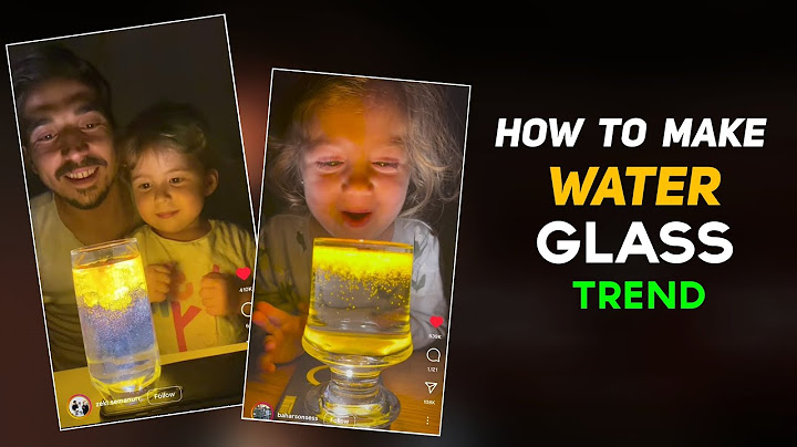 How To Make Water Glass Reels Trend |Water Glas Reels Trending Tutorial | Water Glass Reels Trend