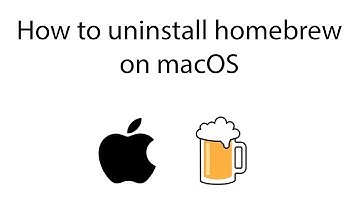 How to uninstall homebrew on macOS