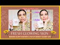 FRESH GLOWY SKIN & A WEARABLE ORANGY GLOSSY LIP | FT NEW TOWER 28 MAKEUP | SPRING LOOK | BAYA BAYATI