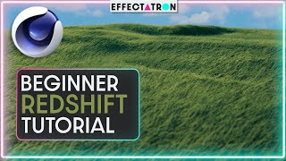 Create a Field of Grass Blowing in the Wind with C4D S26 Dynamics, Hair, and Redshift Tutorial