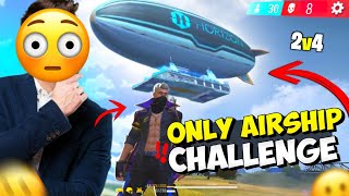 Airship Only Challenge in Duo Vs Squad 🤒 Hardest But I Did - Gareena Free Fire