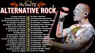 Alternative Rock Of The 90s 2000s | Linkin park, Coldplay, 3 Doors Down, Creed, Nirvana, Evanescence