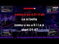 545 Si bella comu 'u suli KARAOKE VST - cori VST - in LAbem orig. - ascolta la versione -3 in FA