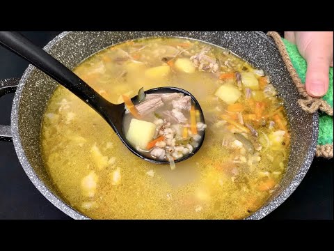Самый правильный РАССОЛЬНИК с мясом, огурцами и перловкой! Рецепт, в котором всё идеально!