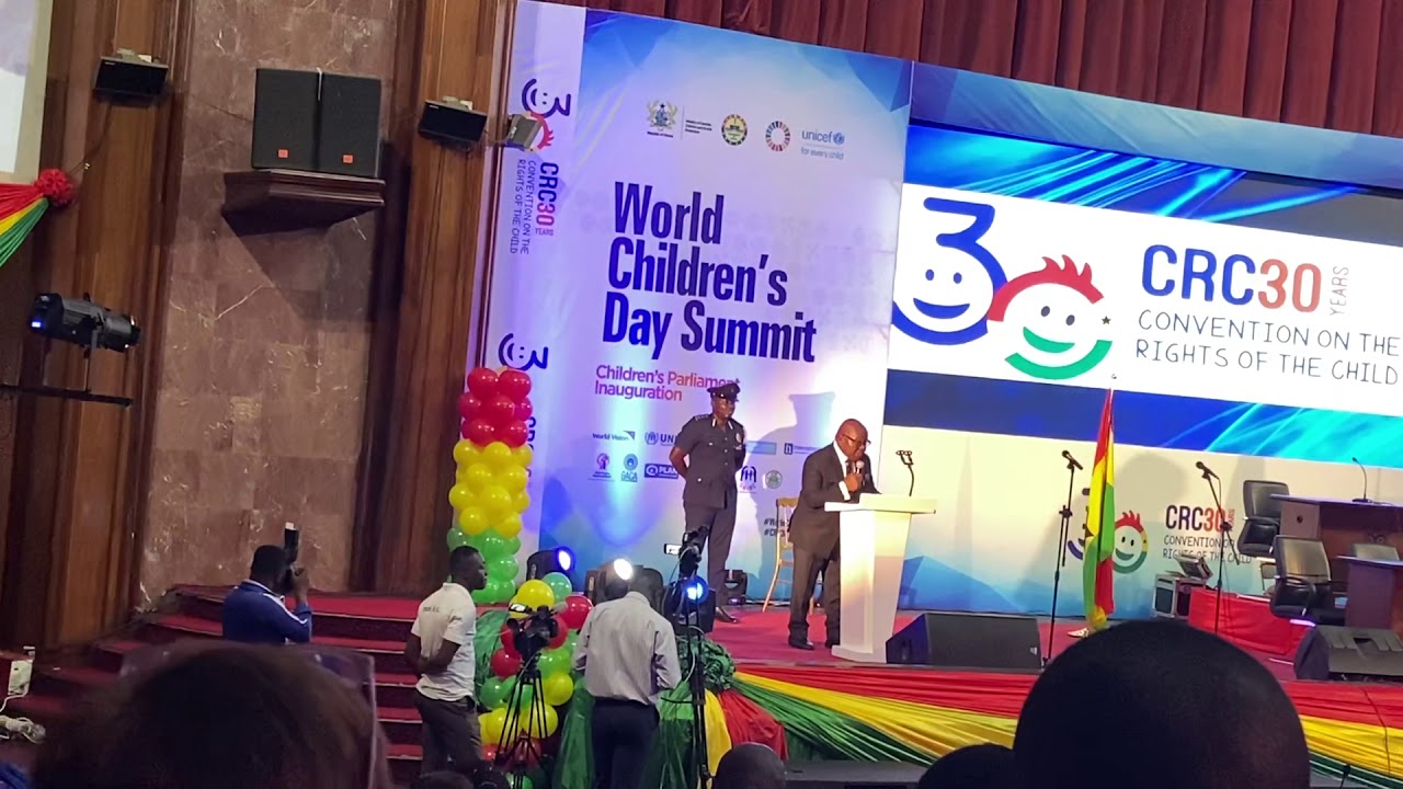 Speaker of parliament gives a practical message for  children, calls for longer maternity leave