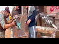 Amazing Process of Manufacturing chicken meat grinder for making protein on Lathe machine .part 2