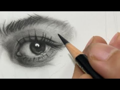 Live Realistic Pencil Portrait Drawing Tutorial! - YouTube