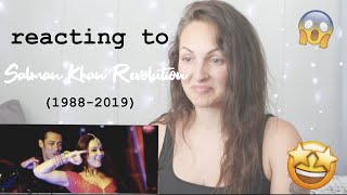 CANADIAN Reacts to the Evolution of Salman Khan | 1988-2019