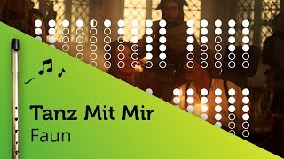Tanz Mit Mir (Faun) on Tin Whistle D + tabs tutorial chords