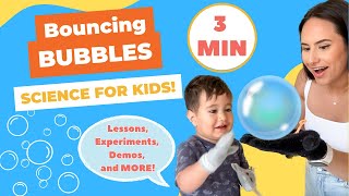 Make BOUNCING BUBBLES! Science for kids! Wealth