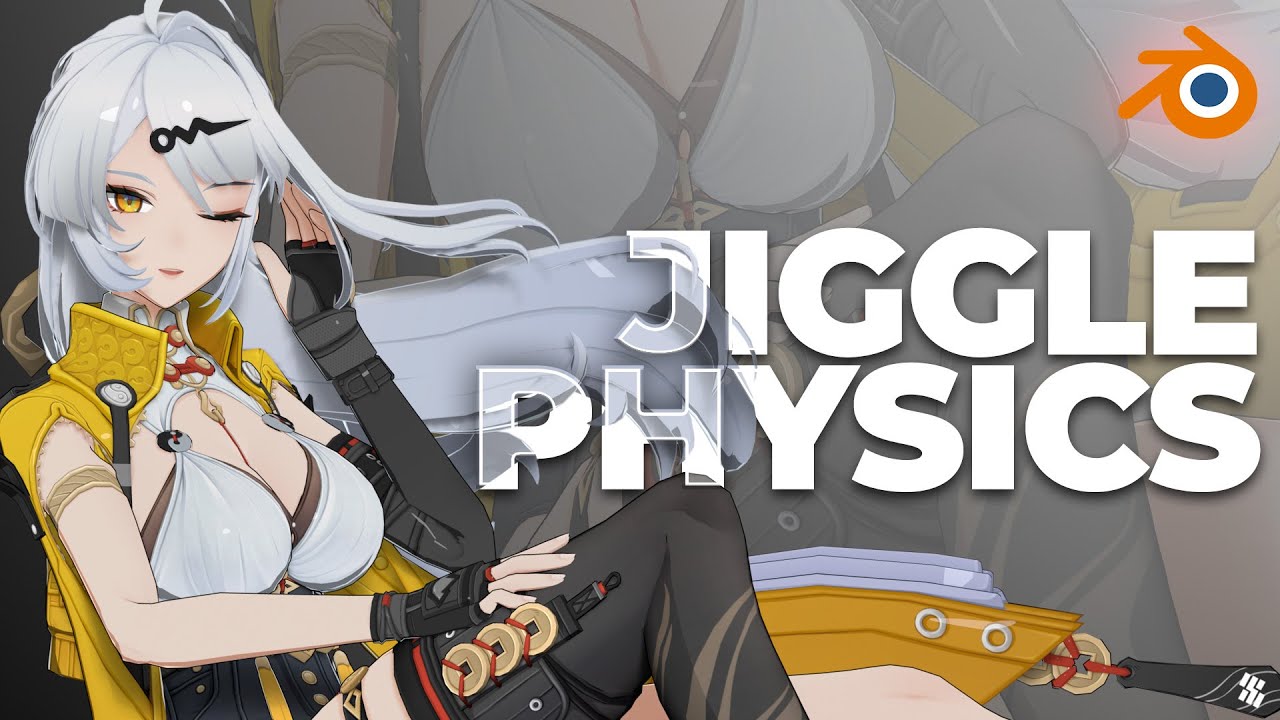 How to add JIGGLE PHYSICS to your characters - Blender Tutorial