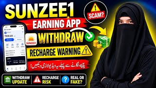 Sunzee1 Earning App Review 2026 | Withdraw Update & Recharge Warning | Real or Fake? screenshot 3